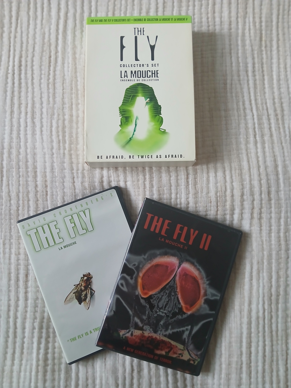 (2/15$)DVD Movie The Fly Collector's Set